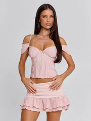 Lucy's MARVINA MINI SKIRT PINK