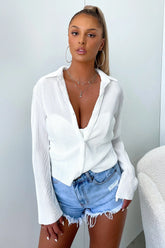 Domain Long Sleeve - White