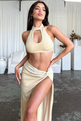 Winx Crop - Gold Glitter