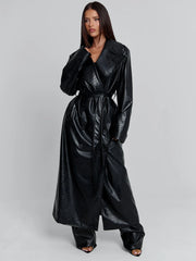 Lucy's NOLITA TRENCH COAT BLACK