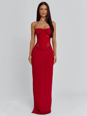 Lucy's ALEXIAM MAXI DRESS RED