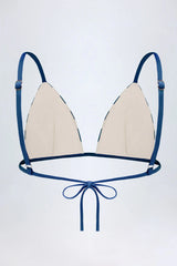 Triangle Bikini Top in Marine Blue