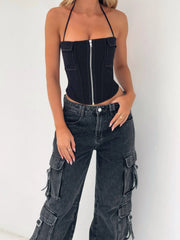 Lucy's SERENE TOP BLACK