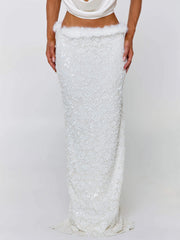 Lucy's MILLIANA MAXI SKIRT WHITE