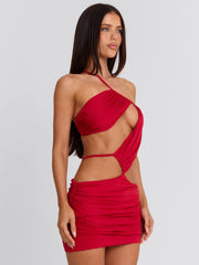 Lucy's CELINE MINI DRESS RED
