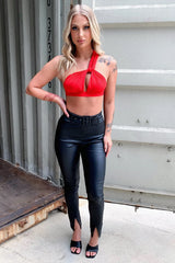 Jules Crop - Red