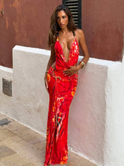 Lucy's ETNA MAXI DRESS FUEGO