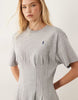 Polo Ralph Lauren Knit T-Shirt Day Dress In Grey