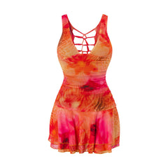 Lucy's EMILIE MINI DRESS SOFIRA HEAT