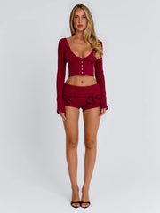 Lucy's CEREZA TOP RED