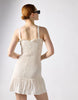 Glamorous Strappy Mini Dress In Off White