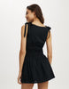Cotton On Lola Tie Shoulder Mini Dress In Black