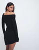 Cin Cin Motel Knitted Bandeau Mini Dress In Black