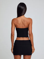 Lucy's ELLIS MINI SKIRT BLACK