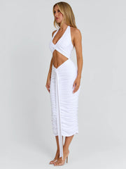 Lucy's OMERY MIDI DRESS WHITE