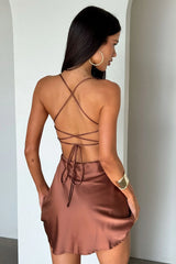 Olivia Dress - Brown