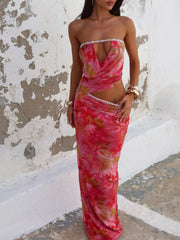 Lucy's UMA MAXI DRESS PINA COLADA