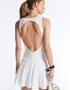 Oysho Embroidered Comfortlux Short Dress In Off-White