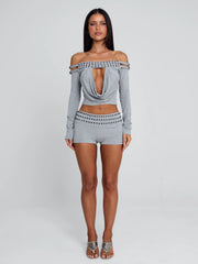 Lucy's ZAYANA SHORTS GREY MARLE