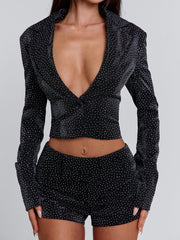 Lucy's CELENE JACKET BLACK SPARKLE
