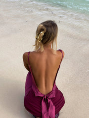Lucy's BREANNE MAXI DRESS BURGUNDY