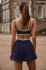 Soft Active Crossover Mini Skort in Classic Navy