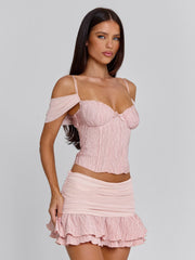 Lucy's MARVINA MINI SKIRT PINK