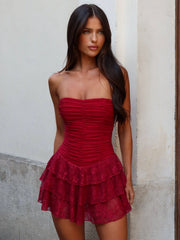 Lucy's TAMZY MINI DRESS RED