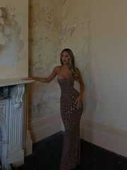 Lucy's CIARAN MAXI DRESS TAN