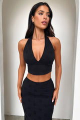 Nerissa Crop - Black