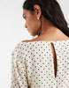 Free People Jolie Printed Mini Dress In Polka Dot