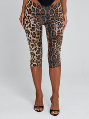 Lucy's EIRA CAPRI PANT LEOPARD SEQUIN