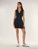 Glamorous V Neck Sleeveless Mini Dress In Dark Navy