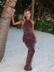 Lucy's MIANE MAXI DRESS CHOCOLATE