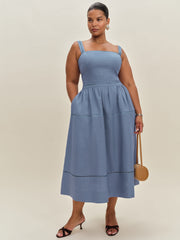 Everett Linen Dress Es