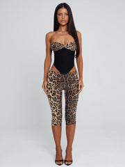Lucy's EIRA TOP LEOPARD SEQUIN