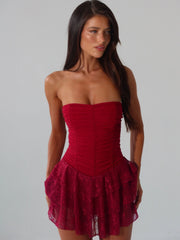 Lucy's TAMZY MINI DRESS RED