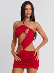 Lucy's CELINE MINI DRESS RED