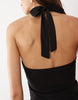 Cotton On Haven Halter Mini Dress In Black