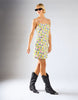Glamorous Strappy Mini-Dress In Bright Watercolour Floral