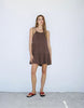Pull&Bear Paneled Strappy Dress In Brown