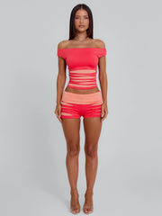 Lucy's SHERRY SHORTS ORANGE