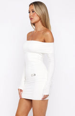 Show Me How Mini Dress Off White