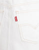 Levi'S Denim Button Up Mini Shirt Dress In White