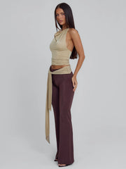 Lucy's MINNA PANT BROWN TAN