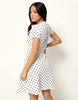 Pixiegirl Petite Polka Dot Mini Dress In White