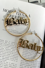 Ria Hoop Earrings - 18K Gold Plated