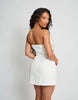 Public Desire Bridal Public Desire Bridal Bow Tailored Tulip Mini Dress In Ivory