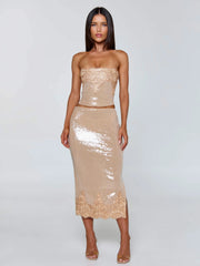 Lucy's SAELA TOP BEIGE