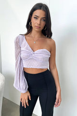 Lulu Crop - Lilac